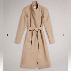 Ted Baker Wool Wrap Coat Size 1 (US 4)
